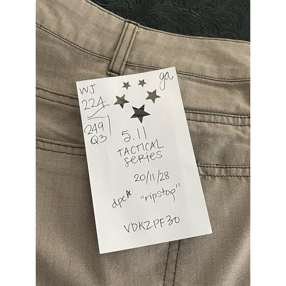 5.11 Tactical Pants Women's 18 Reg Brown Ripstop - Picture 3 of 6